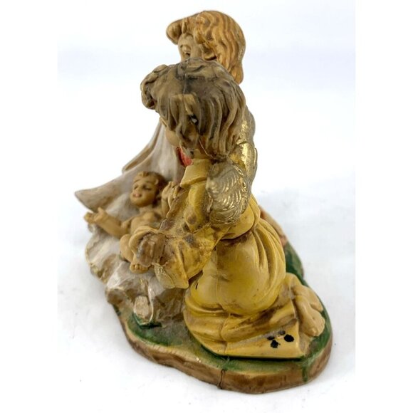 Italy Barefoot Angels with Baby Jesus Italy Figurine Christmas Decor 3" Italy 40 - Picture 2 of 10